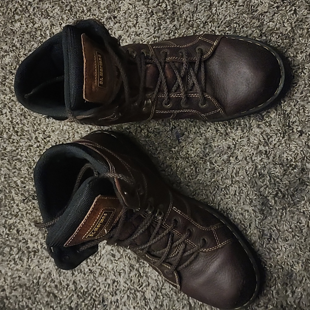 Dr. Martens Brown Leather Ankle Boots